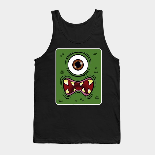 One eye Monster Tank Top by tzolotov